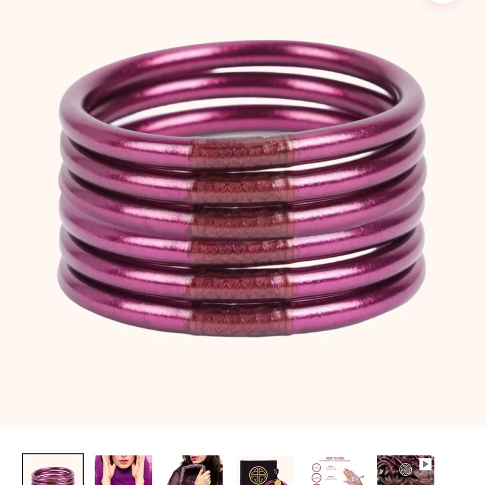 Elegant Purple Bangles Set
